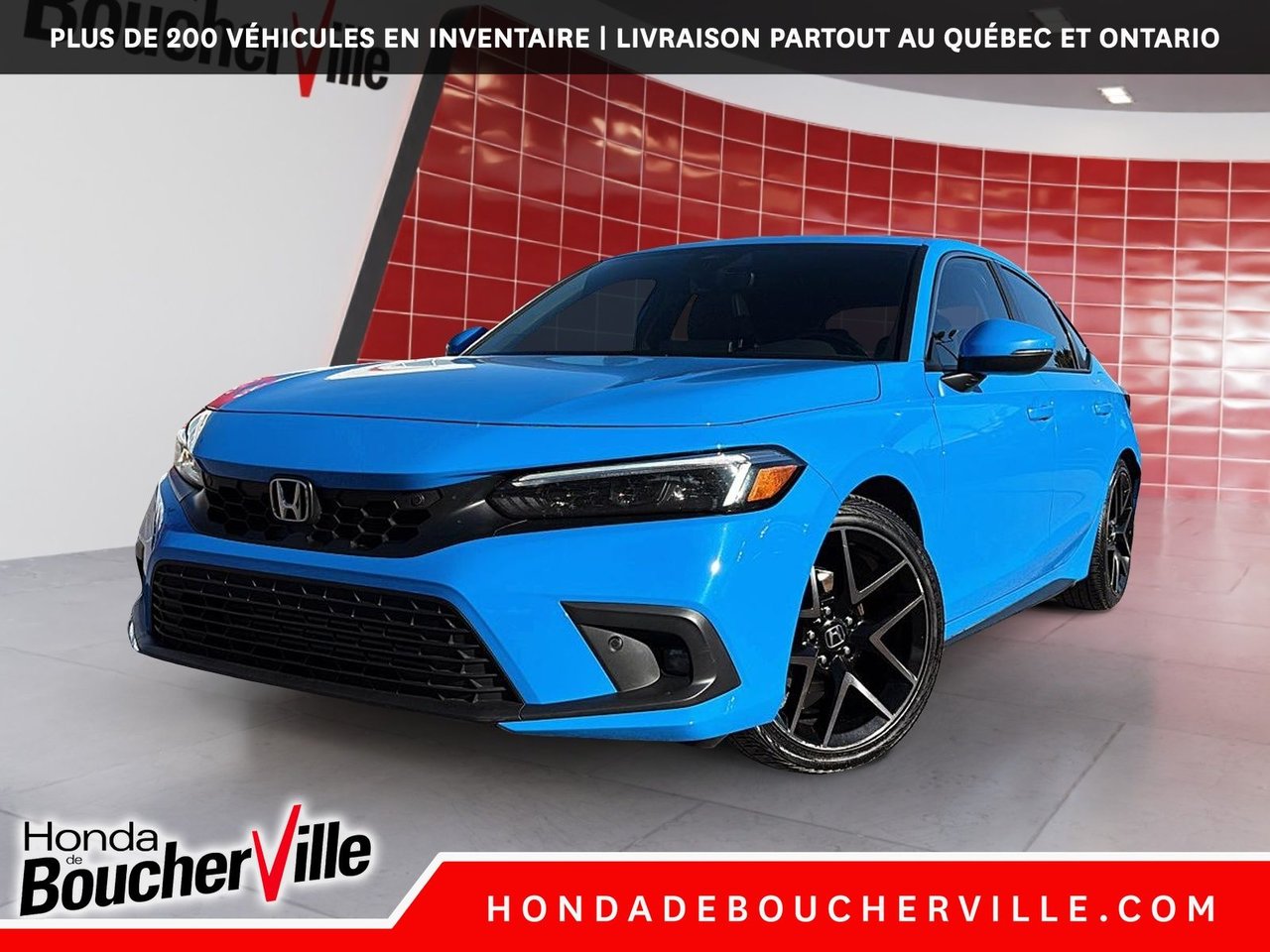 Blue 2022 Honda Civic Hatchback Hatchback Front-Wheel Drive Manual