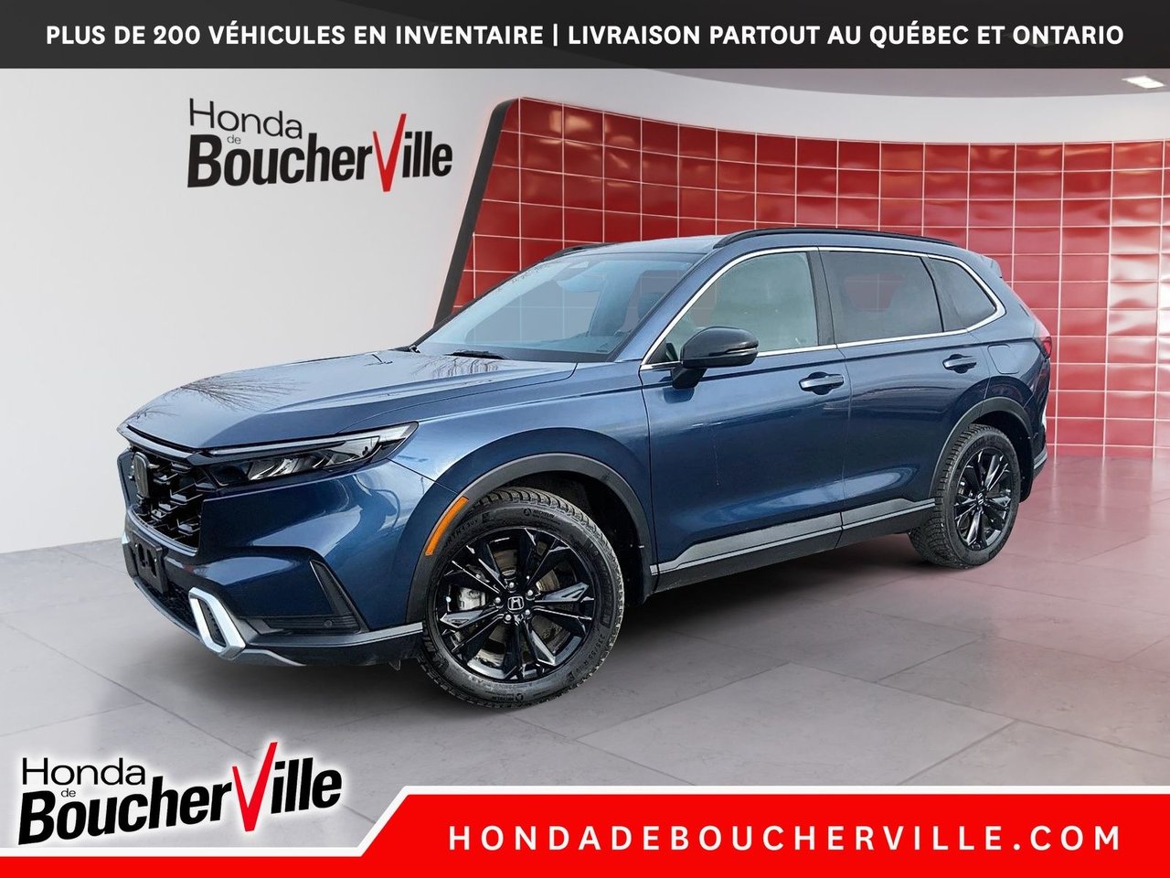 Canyon River Blue Metallic 2023 Honda CR-V Hybrid SUV / Crossover  Continuously Variable Transmission
