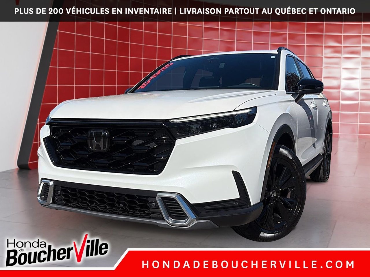 Platinum White Pearl 2023 Honda CR-V Hybrid SUV / Crossover Continuously Variable Transmission