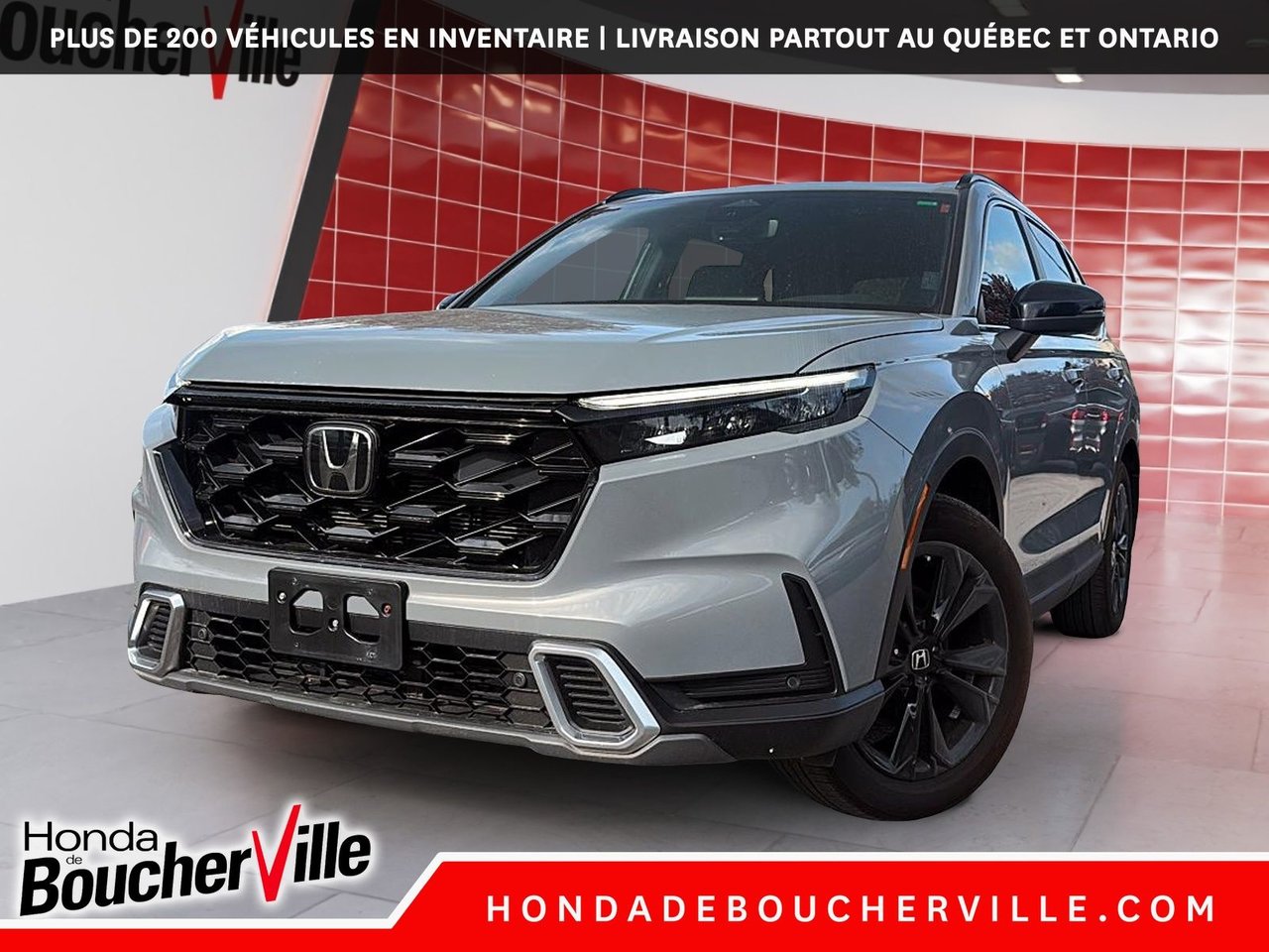 Gray 2023 Honda CR-V Hybrid SUV / Crossover Continuously Variable Transmission