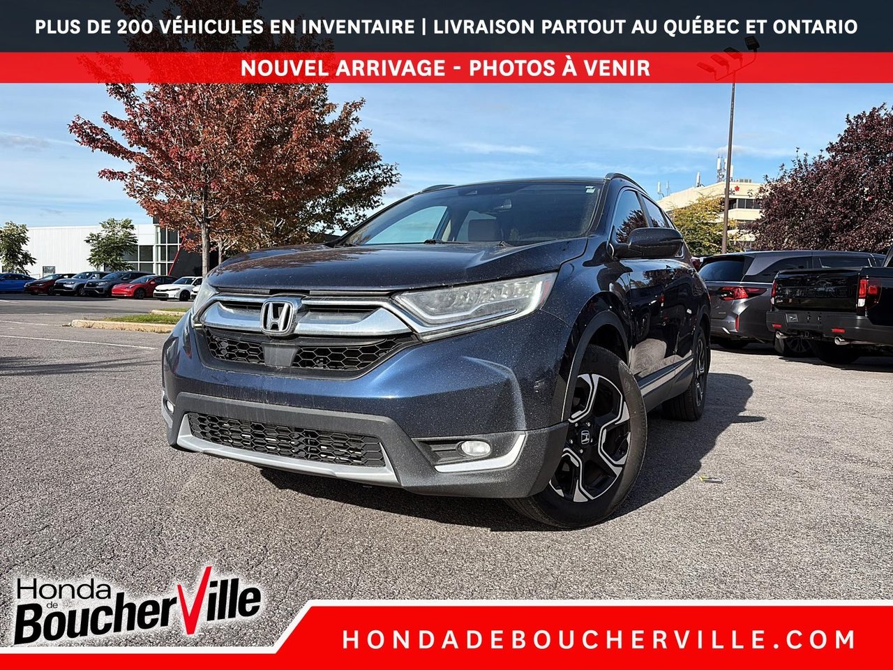 Blue 2017 Honda CR-V SUV / Crossover All-Wheel Drive Continuously Variable Transmission