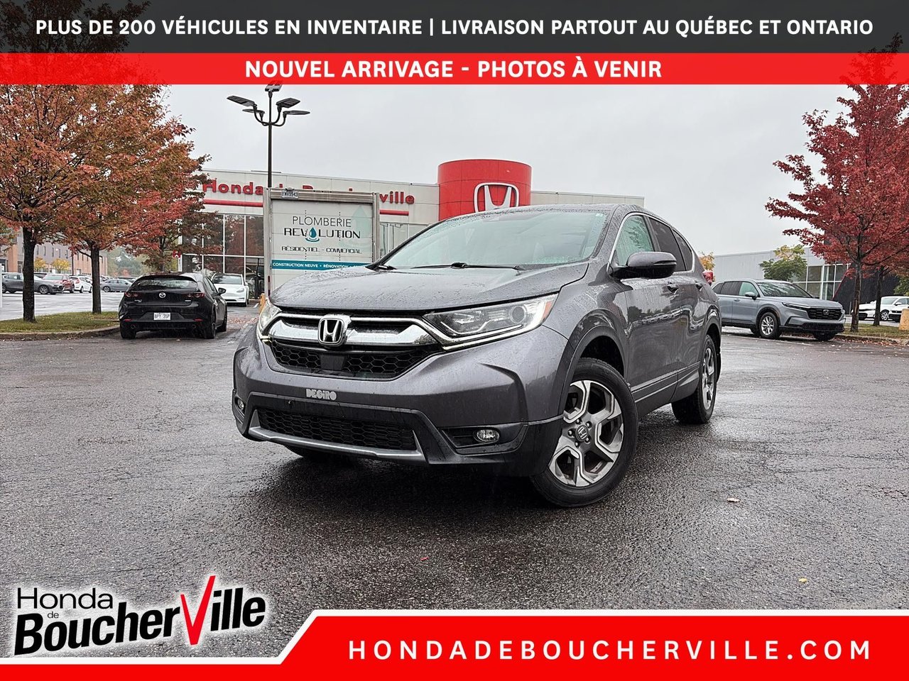 Gray 2018 Honda CR-V SUV / Crossover All-Wheel Drive Continuously Variable Transmission