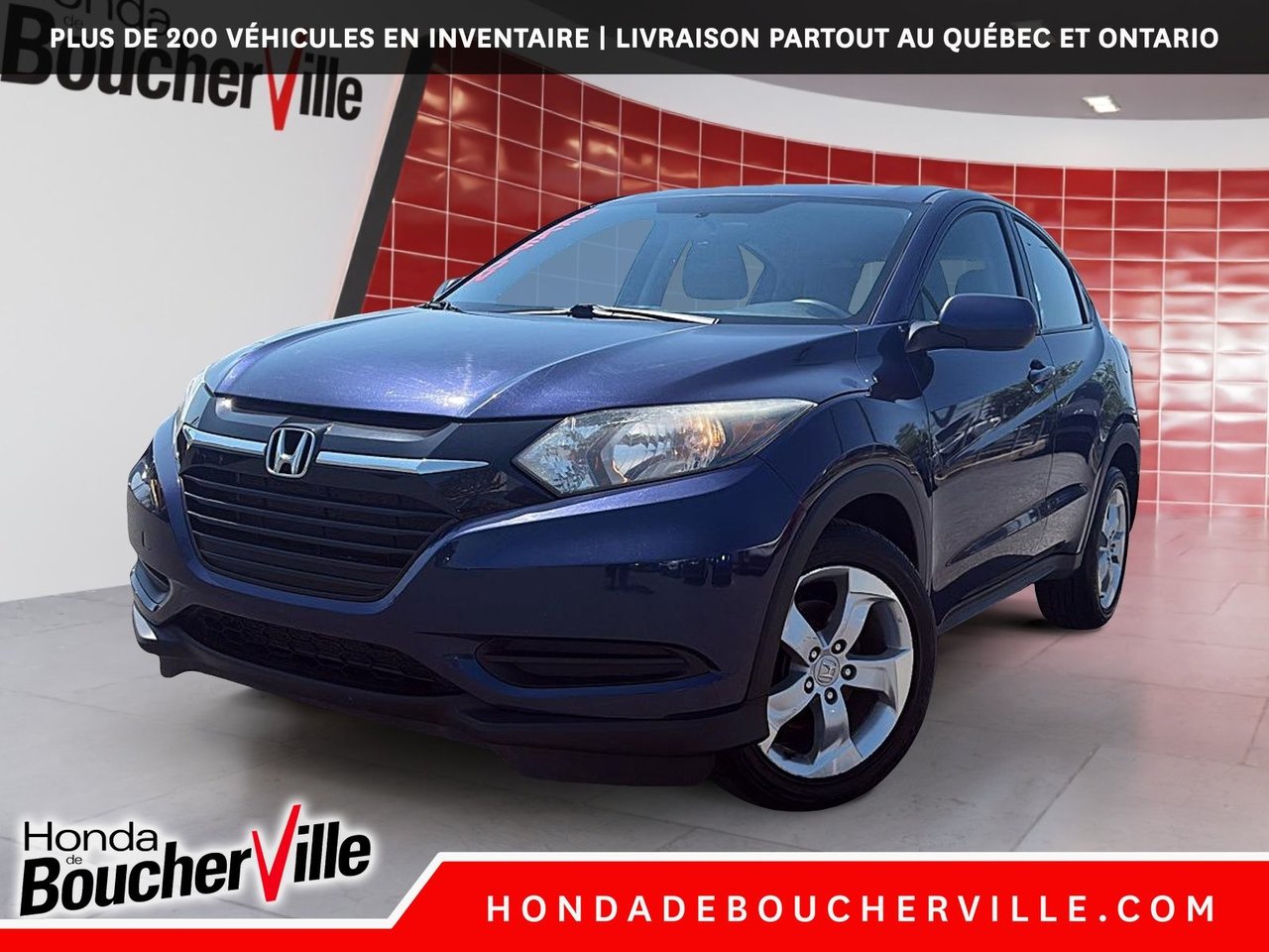 Blue 2016 Honda HR-V SUV / Crossover All-Wheel Drive Continuously Variable Transmission