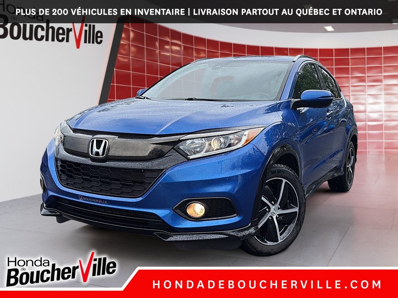 Blue 2019 Honda HR-V Sport AWD SUV / Crossover All-Wheel Drive Continuously Variable Transmission
