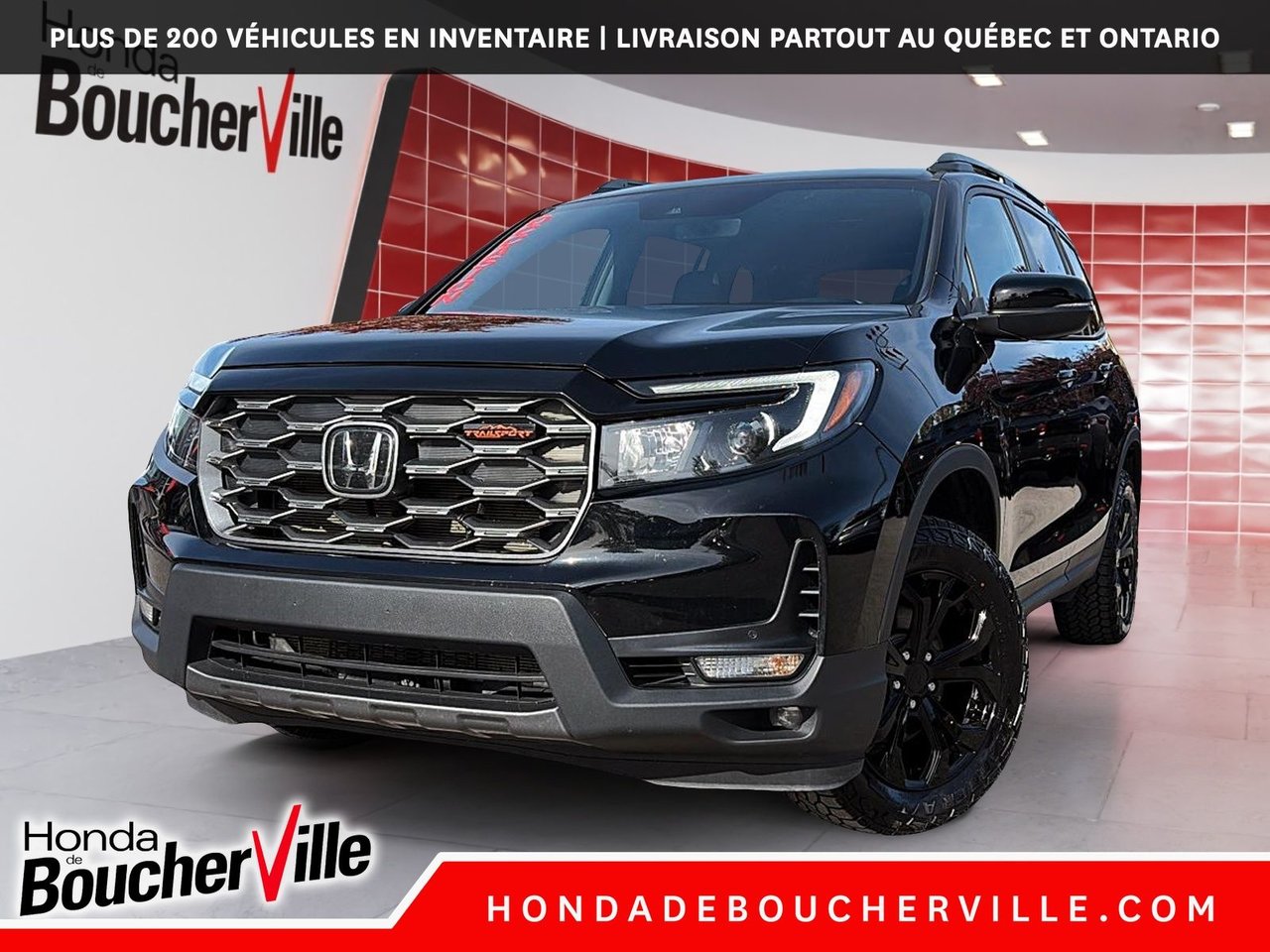 Crystal Black Pearl 2024 Honda Passport SUV / Crossover All-Wheel Drive Automatic
