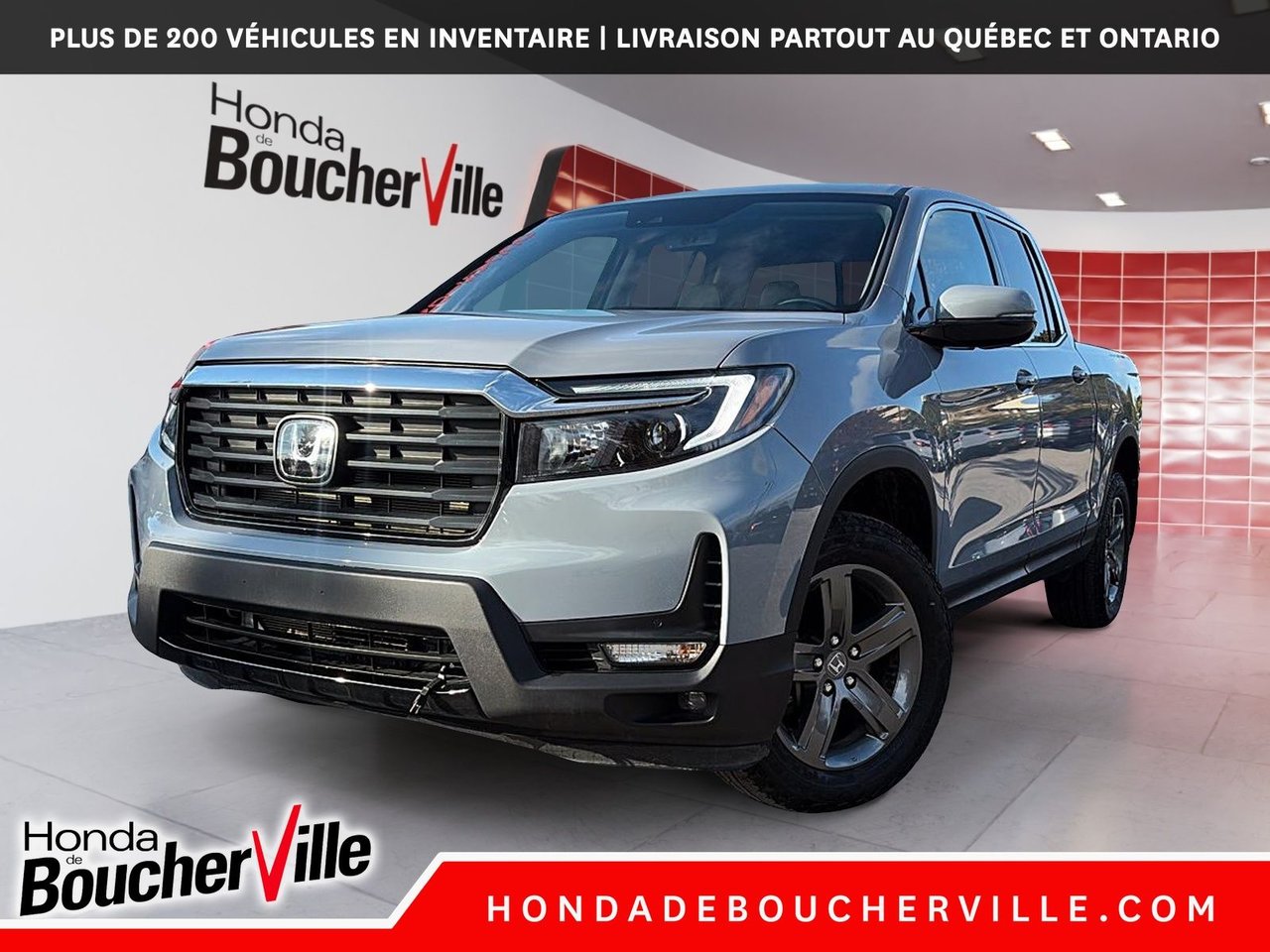 Gray 2023 Honda Ridgeline Pickup Truck Automatic