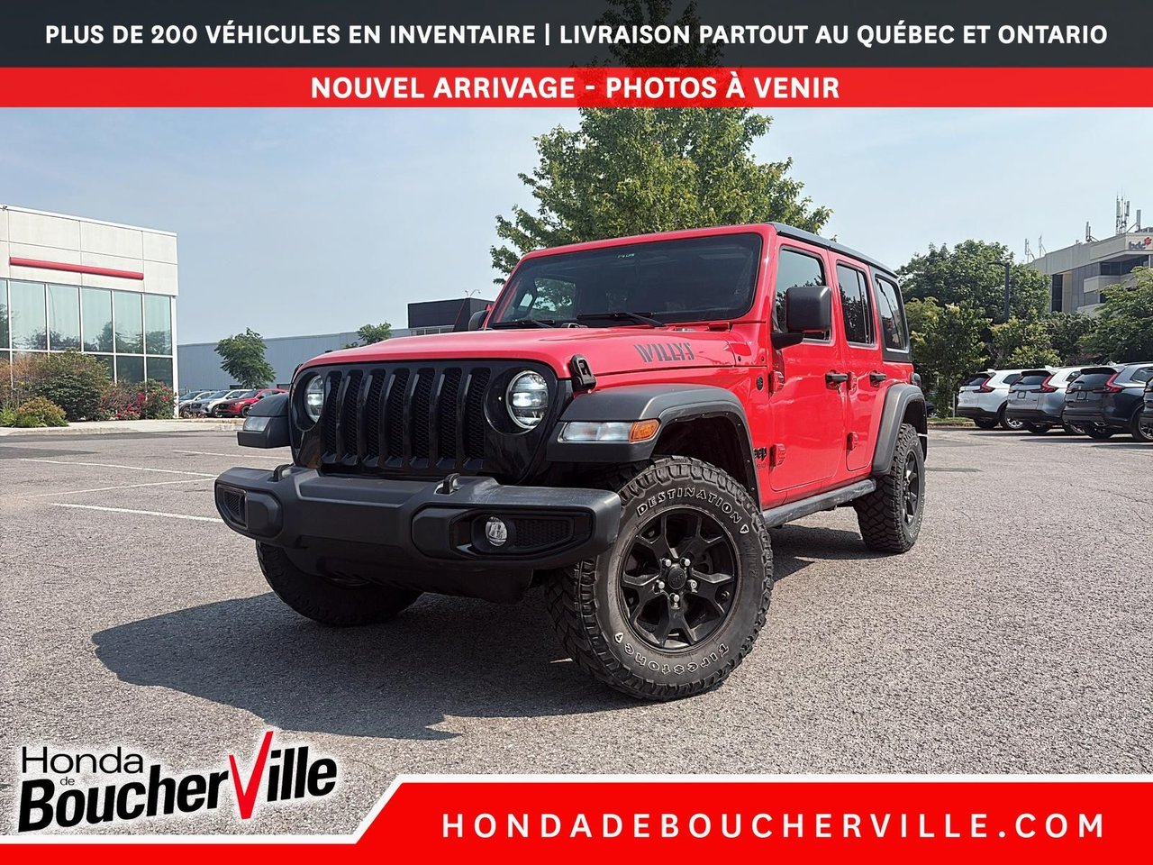 Firecracker Red 2021 Jeep Wrangler SUV / Crossover Four-Wheel Drive Automatic