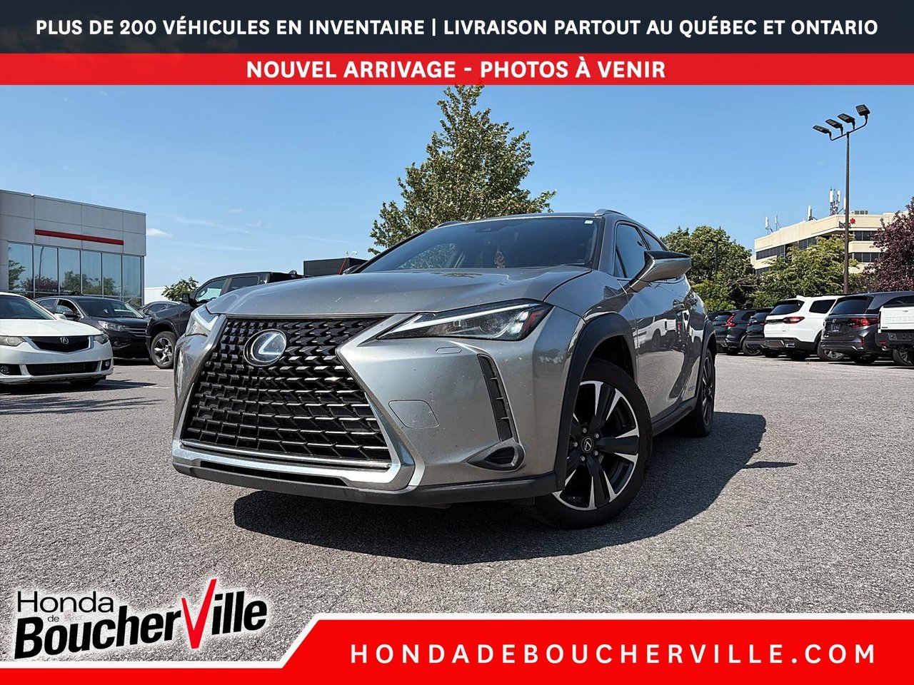 Silver 2021 Lexus UX Hybrid SUV / Crossover All-Wheel Drive Continuously Variable Transmission