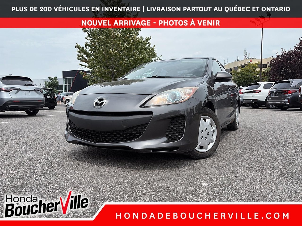 Gray 2013 Mazda MAZDA3 Sedan