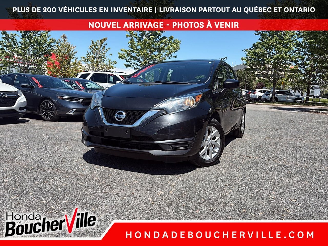 Crystal Black Pearl 2018 Nissan Versa Note SV FWD Hatchback Front-Wheel Drive Continuously Variable Transmission