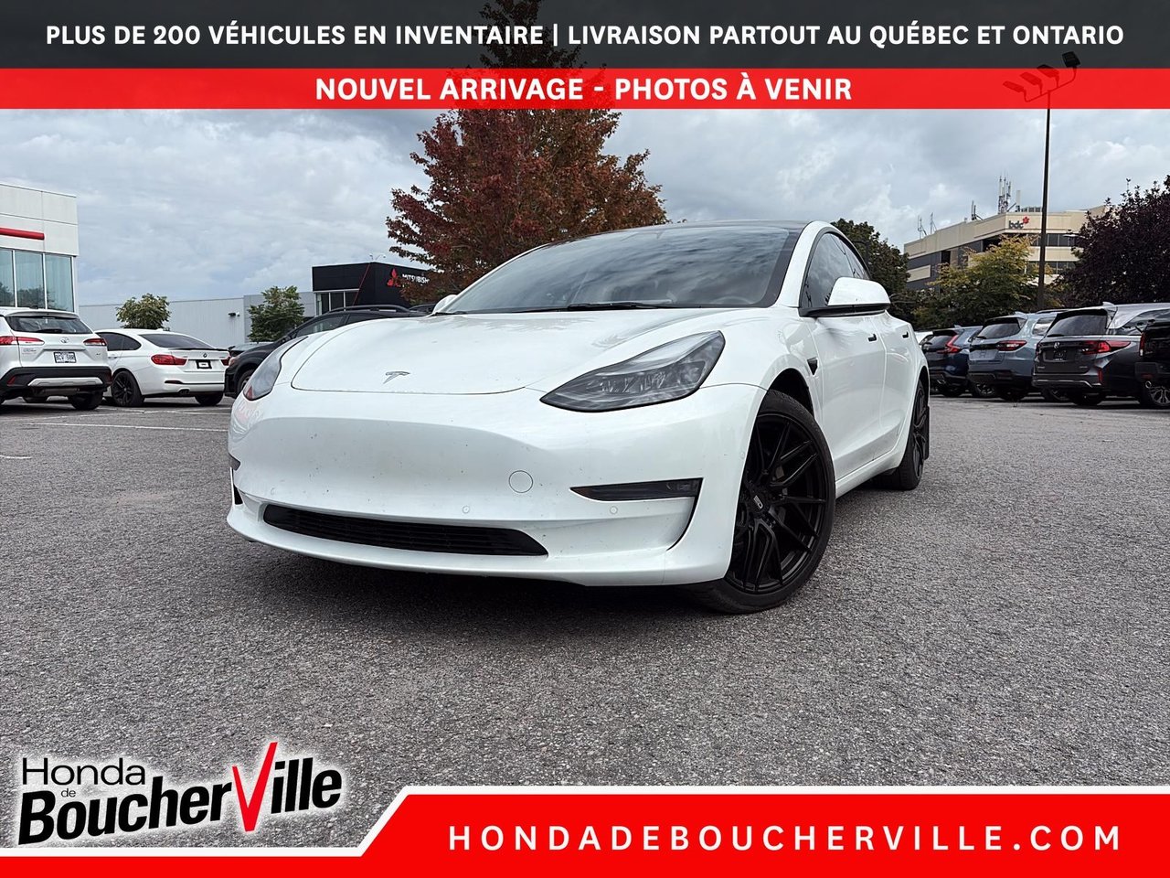 Pearl White Multi-Coat 2022 Tesla Model 3 Sedan All-Wheel Drive Automatic