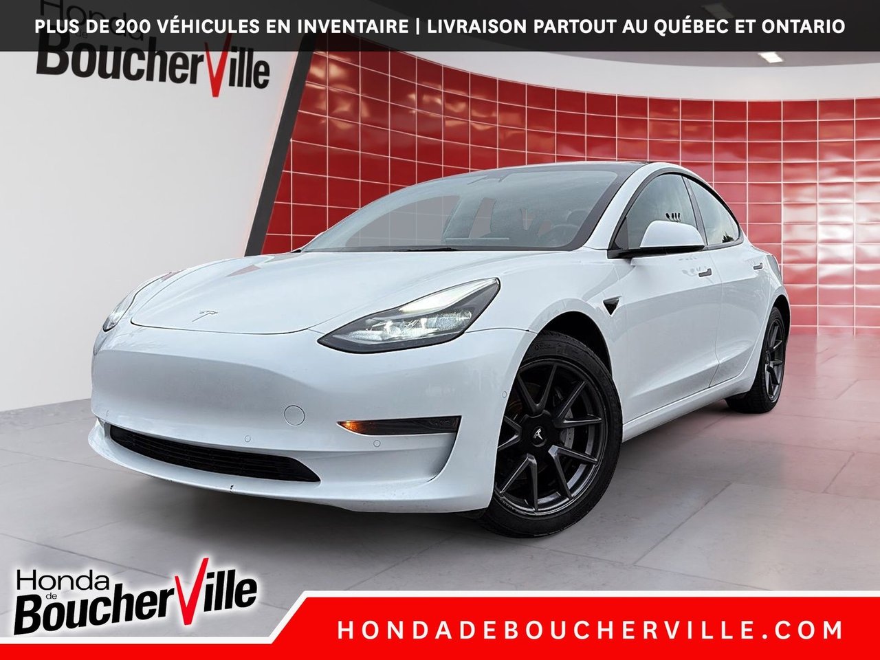 Pearl White Multi-Coat 2022 Tesla Model 3 Sedan Rear-Wheel Drive Automatic