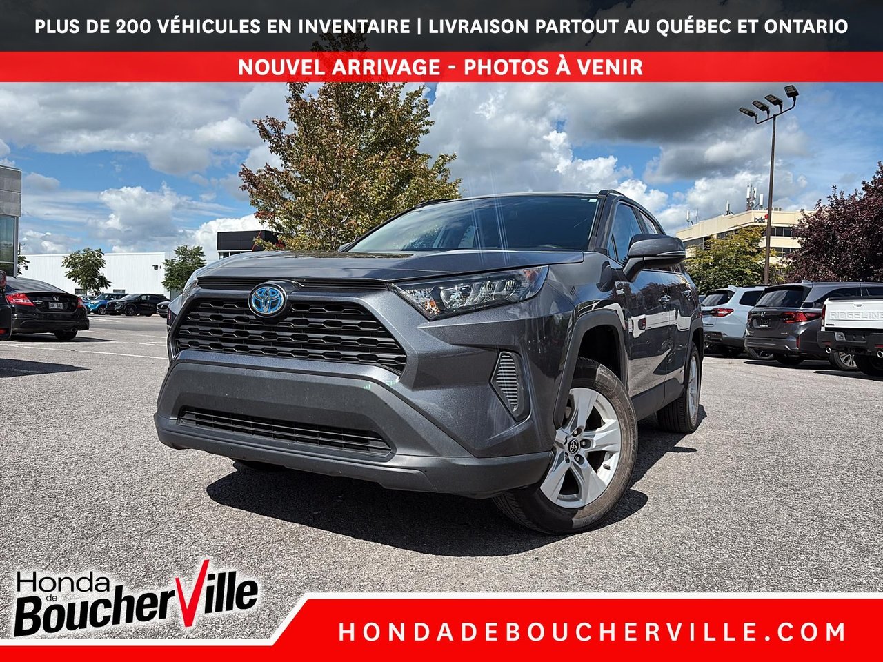 Gray 2021 Toyota RAV4 Hybrid SUV / Crossover All-Wheel Drive Continuously Variable Transmission