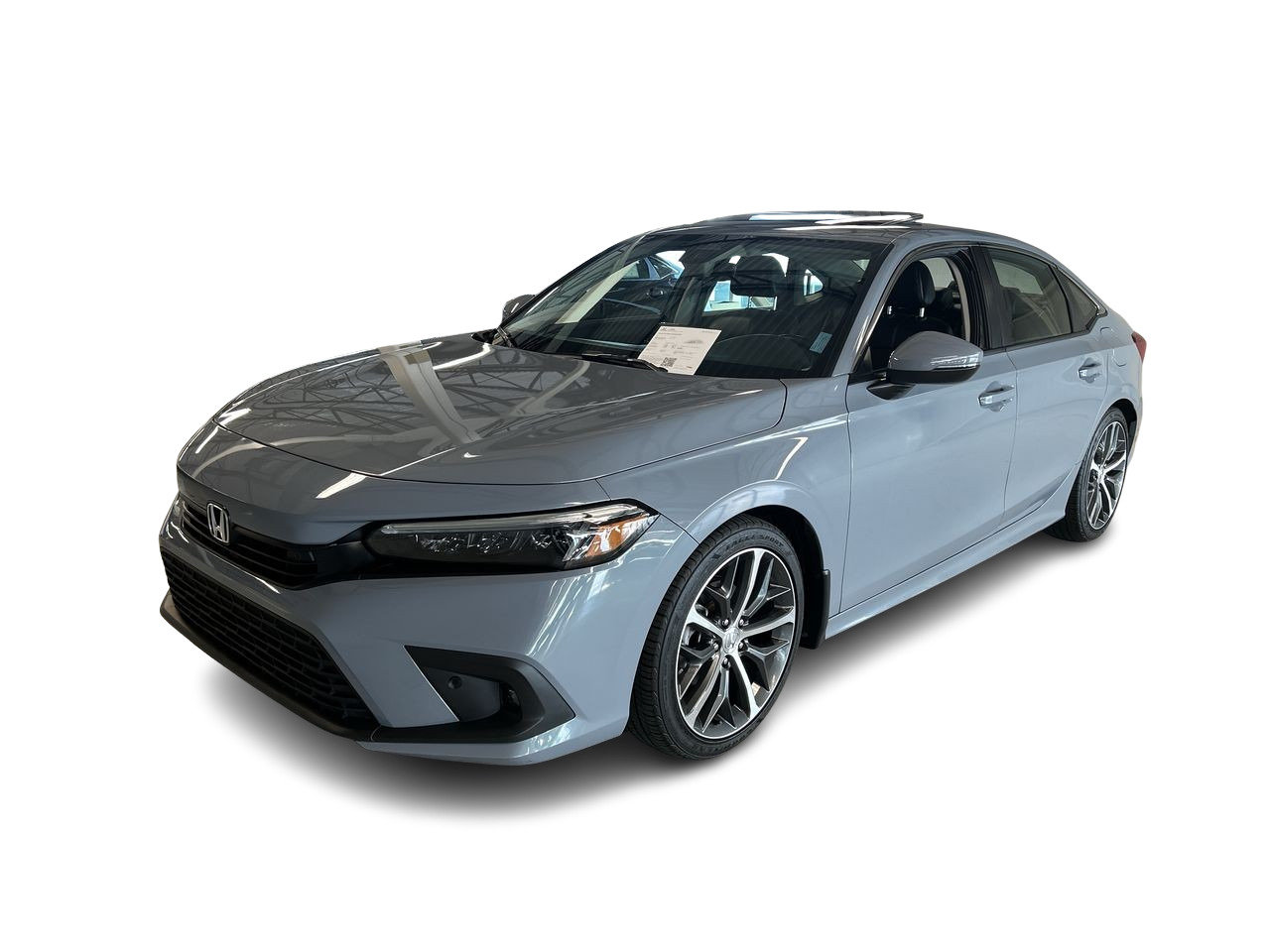 SONIC GRAY PEARL(NH-877P)-BLACK 2024 Honda Civic Sedan Front-Wheel Drive Automatic