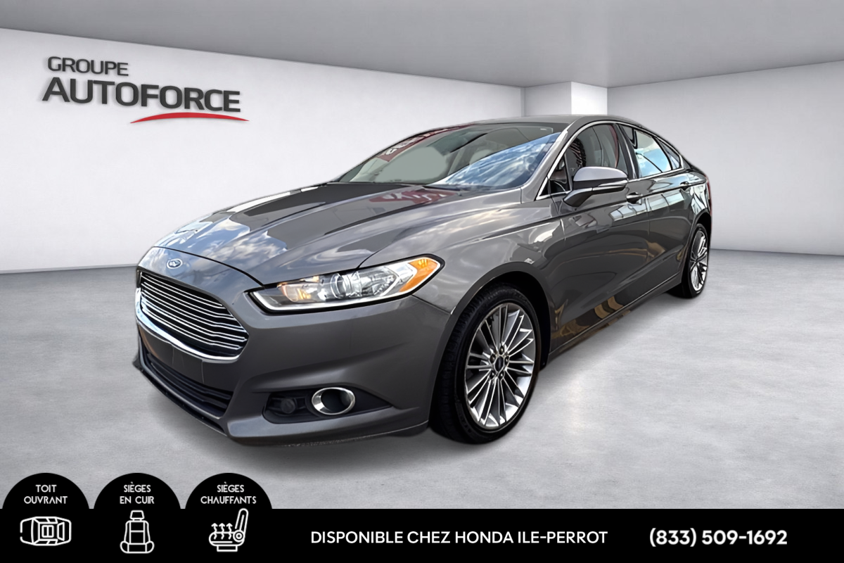 Gray 2014 Ford Fusion Sedan Automatic