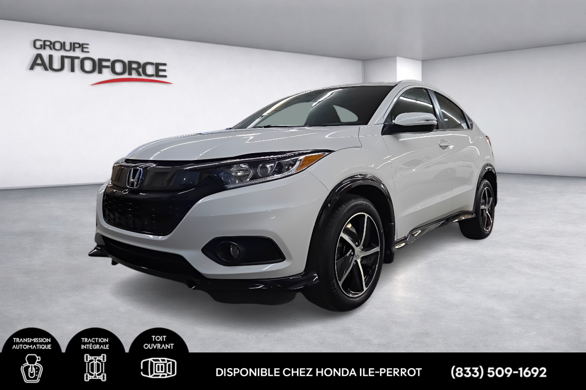 White 2021 Honda HR-V SUV / Crossover All-Wheel Drive 