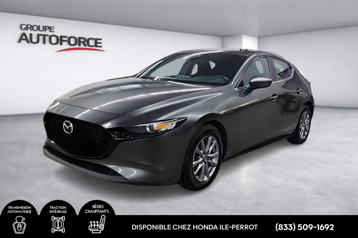 Gray 2020 Mazda MAZDA3 Sport Hatchback Automatic