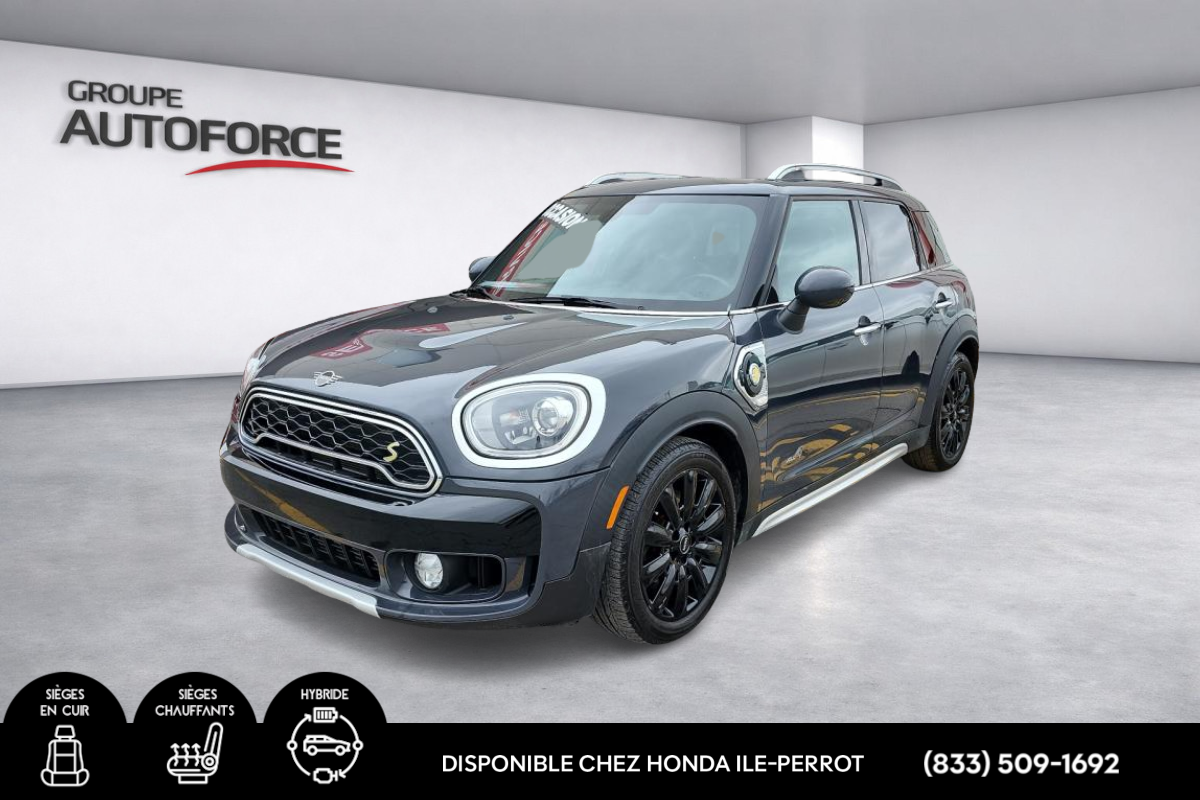 Black 2019 MINI Countryman Hybrid Plug-in Cooper SE ALL4 AWD SUV / Crossover All-Wheel Drive Automatic
