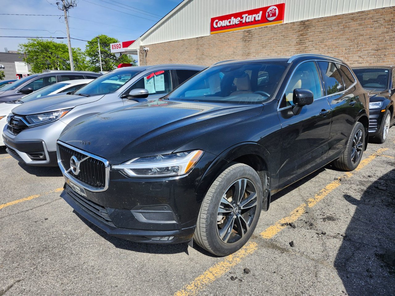Black 2020 Volvo XC60 T6 Momentum AWD SUV / Crossover All-Wheel Drive Automatic