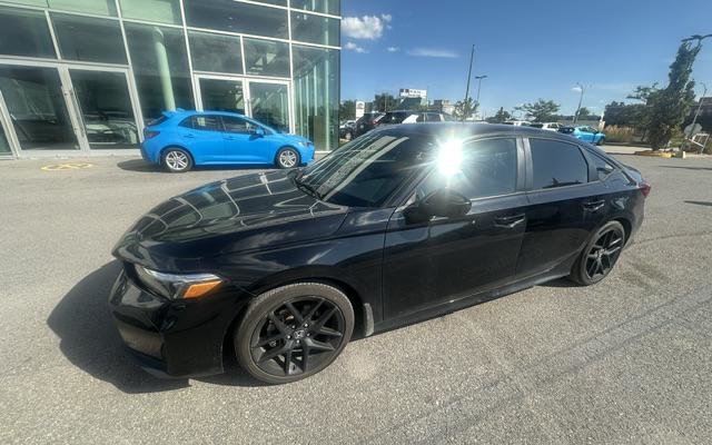 Crystal Black Pearl 2025 Honda Civic Hybrid Sedan Front-Wheel Drive Continuously Variable Transmission