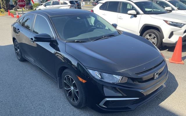 Crystal Black Pearl 2021 Honda Civic Sedan Front-Wheel Drive Continuously Variable Transmission