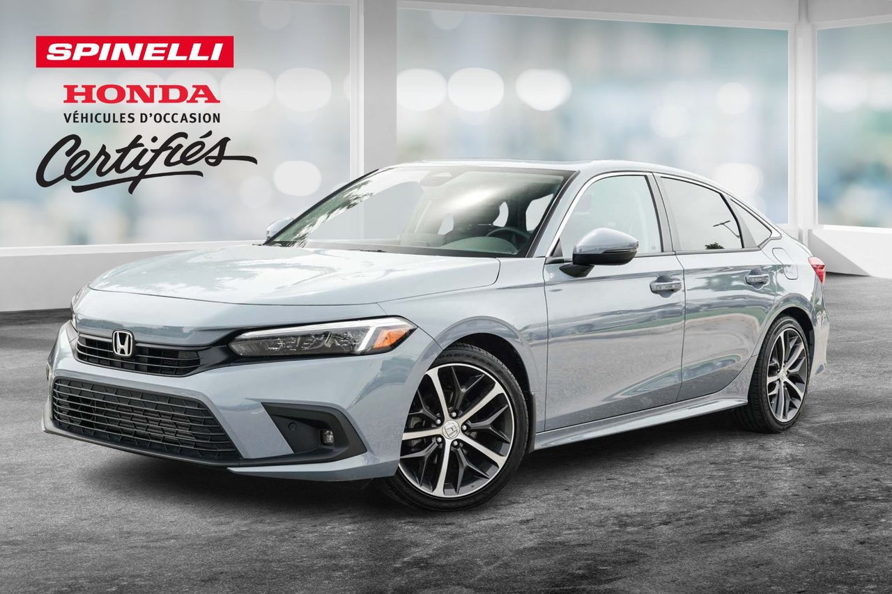 Gray (Sonic Grey Pearl) 2023 Honda Civic Sedan Front-Wheel Drive Continuously Variable Transmission