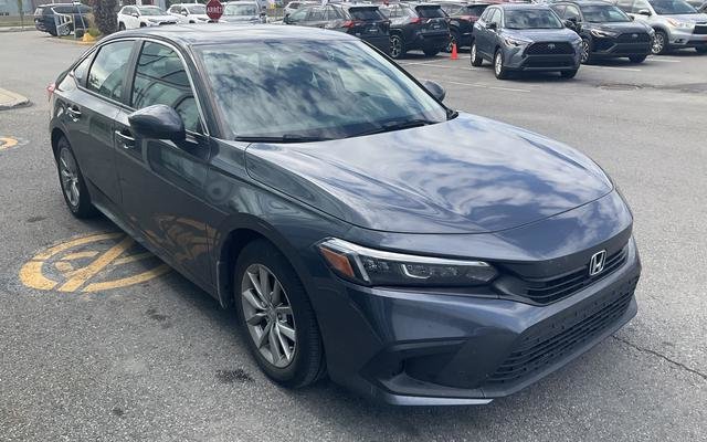 Gray (Meteoroid Grey Metallic) 2023 Honda Civic Sedan Front-Wheel Drive Continuously Variable Transmission