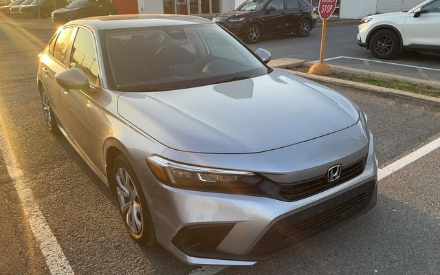 Lunar Silver Metallic 2024 Honda Civic LX-B FWD Sedan Continuously Variable Transmission