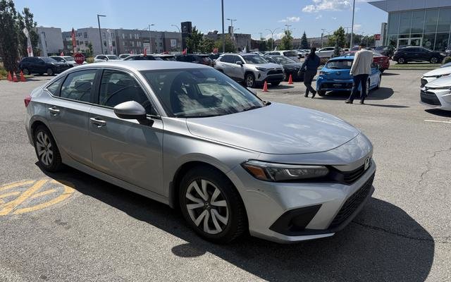 Lunar Silver Metallic 2024 Honda Civic Sedan Front-Wheel Drive Continuously Variable Transmission