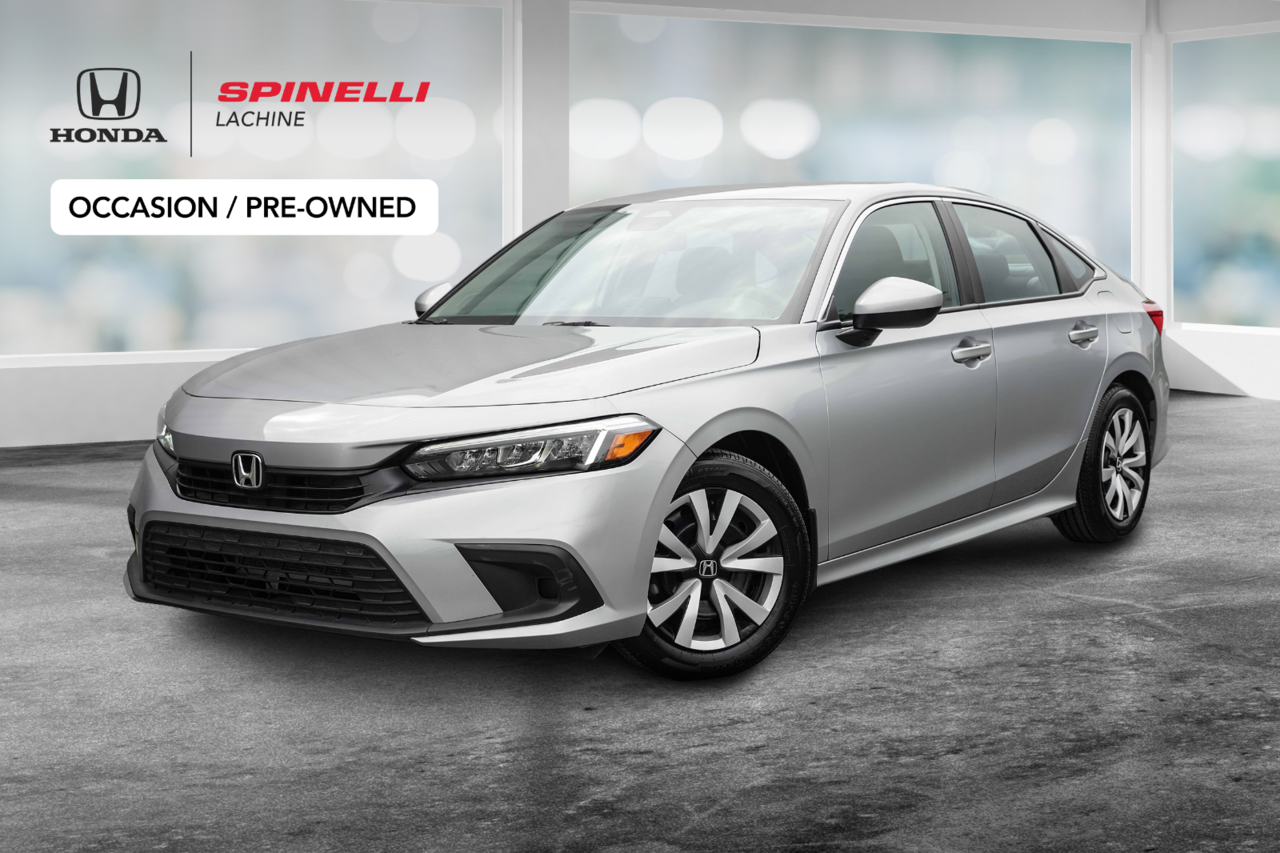 Lunar Silver Metallic 2024 Honda Civic Sedan Front-Wheel Drive Continuously Variable Transmission
