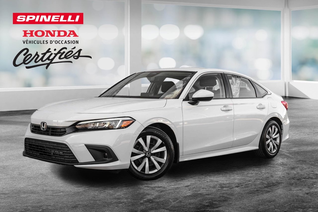 Platinum White Pearl 2024 Honda Civic Sedan Continuously Variable Transmission