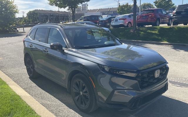 Canyon River Blue Metallic 2023 Honda CR-V Hybrid SUV / Crossover Continuously Variable Transmission