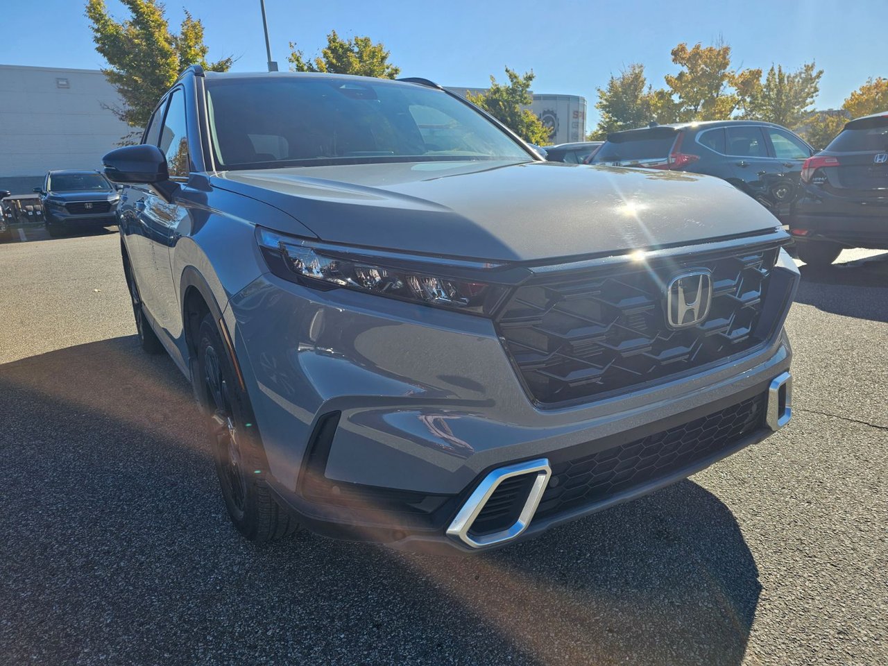 Urban Gray Pearl 2026 Honda CR-V Hybrid SUV / Crossover  Continuously Variable Transmission