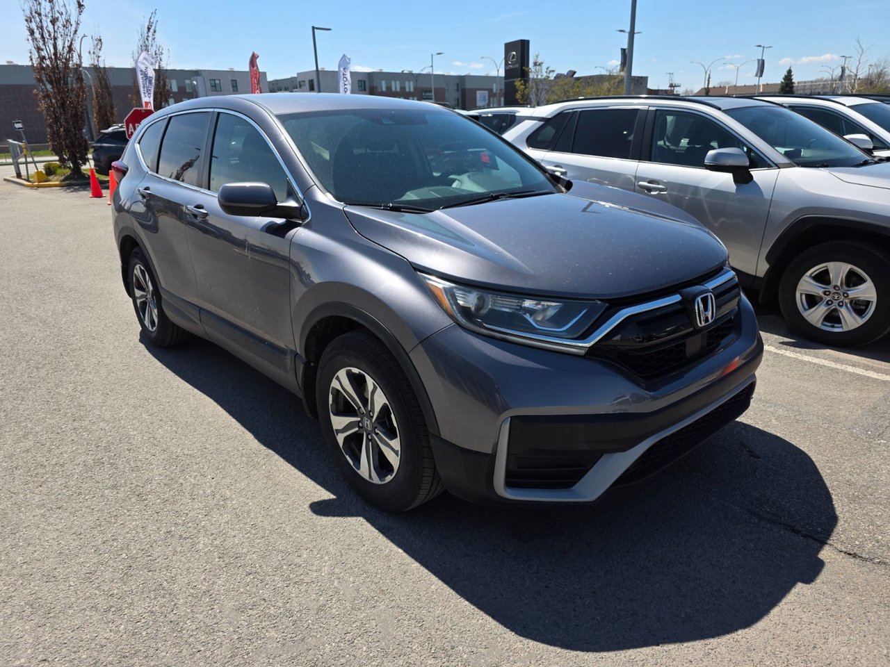 Gray (Modern Steel Metallic) 2021 Honda CR-V LX FWD SUV / Crossover Front-Wheel Drive Continuously Variable Transmission