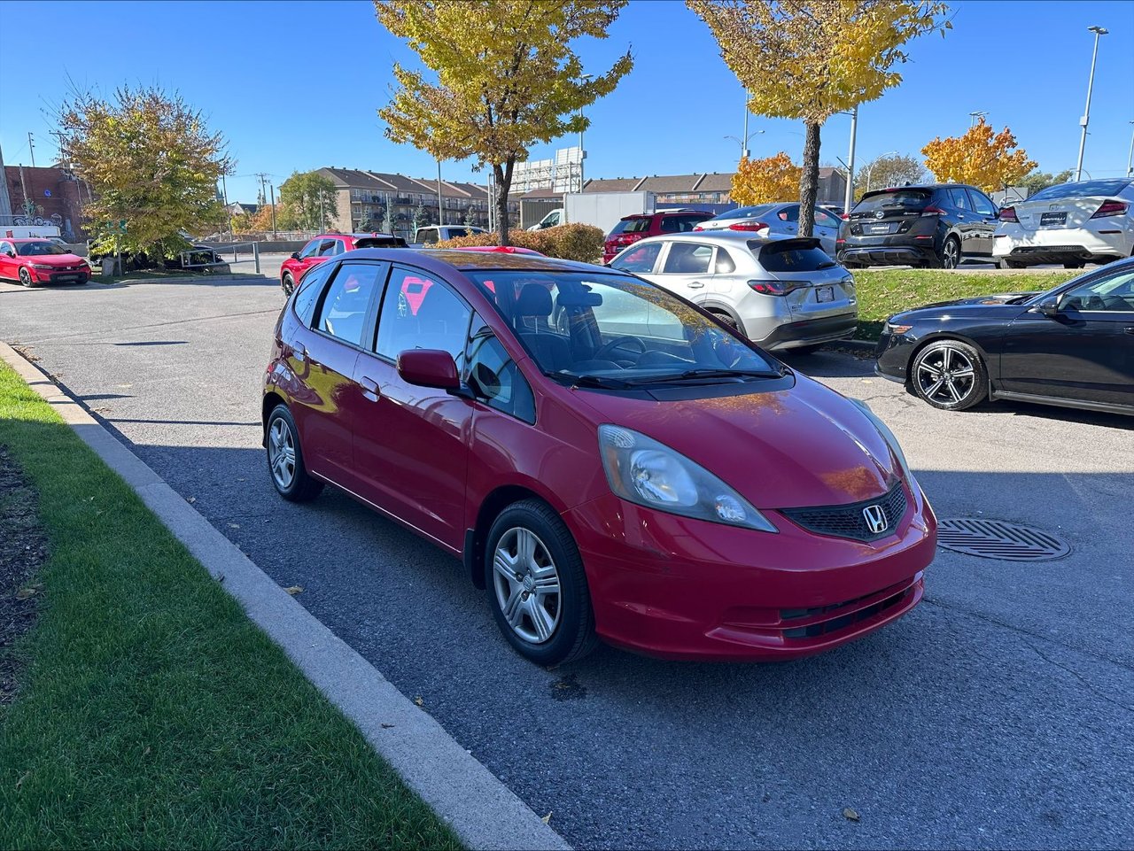 Milano Red 2013 Honda Fit Hatchback  Automatic