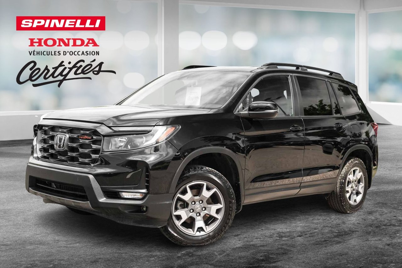 Crystal Black Pearl 2022 Honda Passport TrailSport AWD SUV / Crossover All-Wheel Drive Automatic