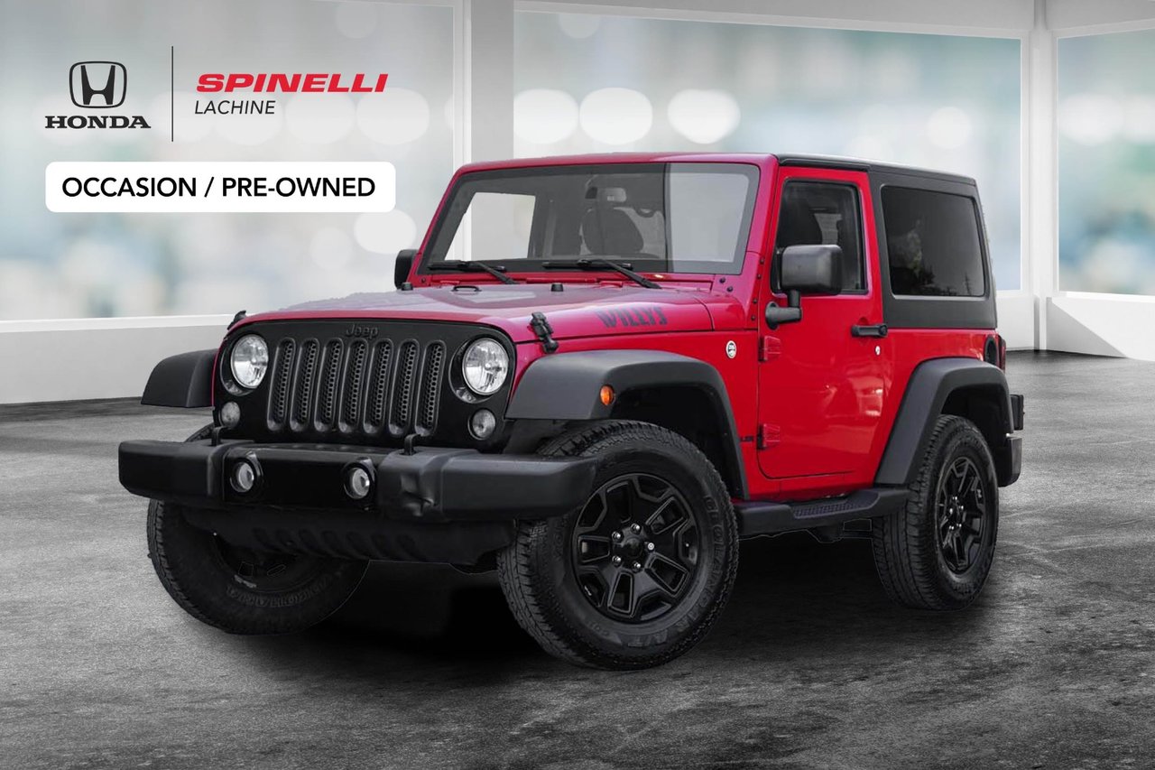 Firecracker Red 2017 Jeep Wrangler SUV / Crossover Four-Wheel Drive Automatic