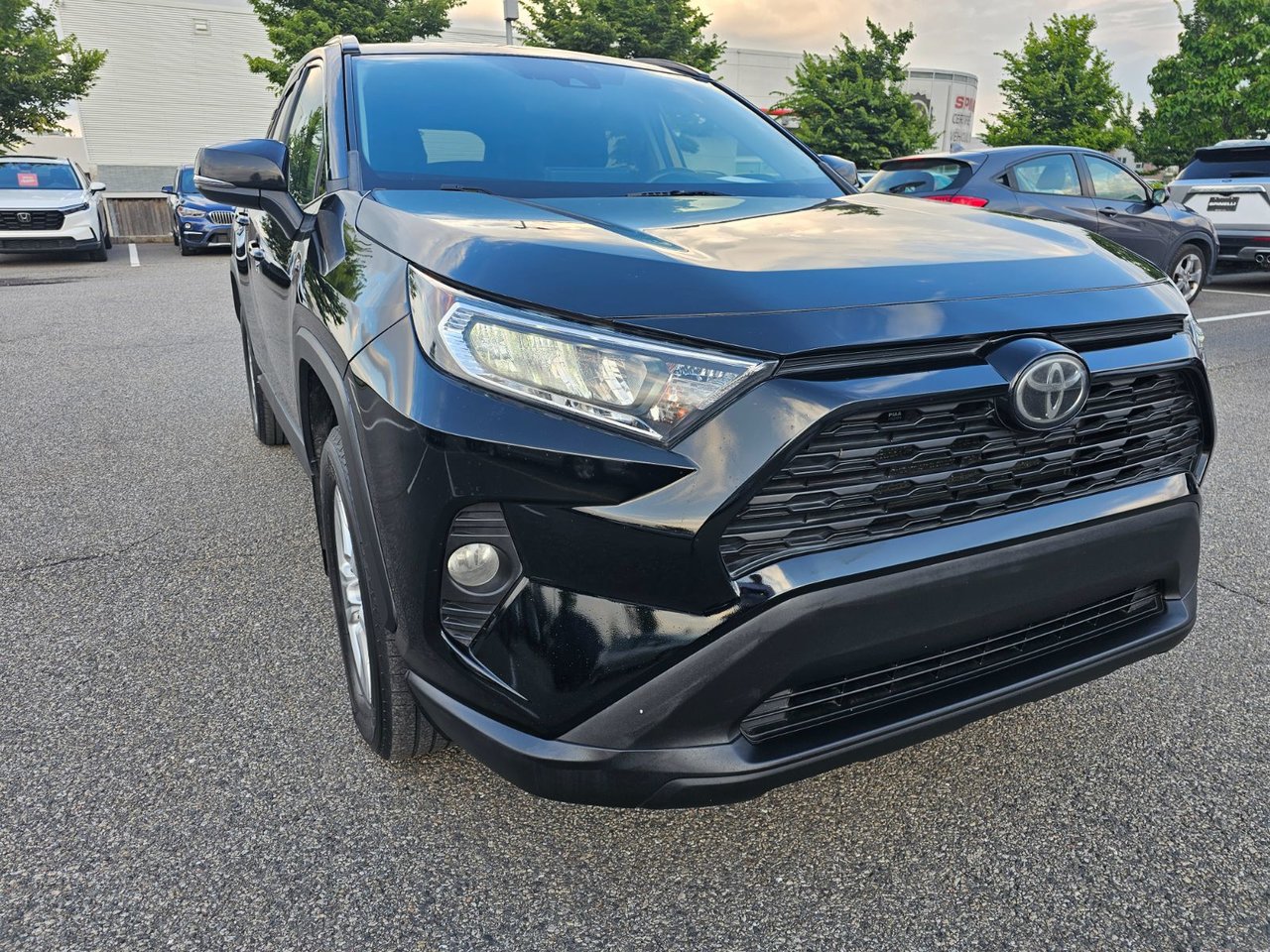 Midnight Black Metallic 2019 Toyota RAV4 SUV / Crossover All-Wheel Drive Continuously Variable Transmission