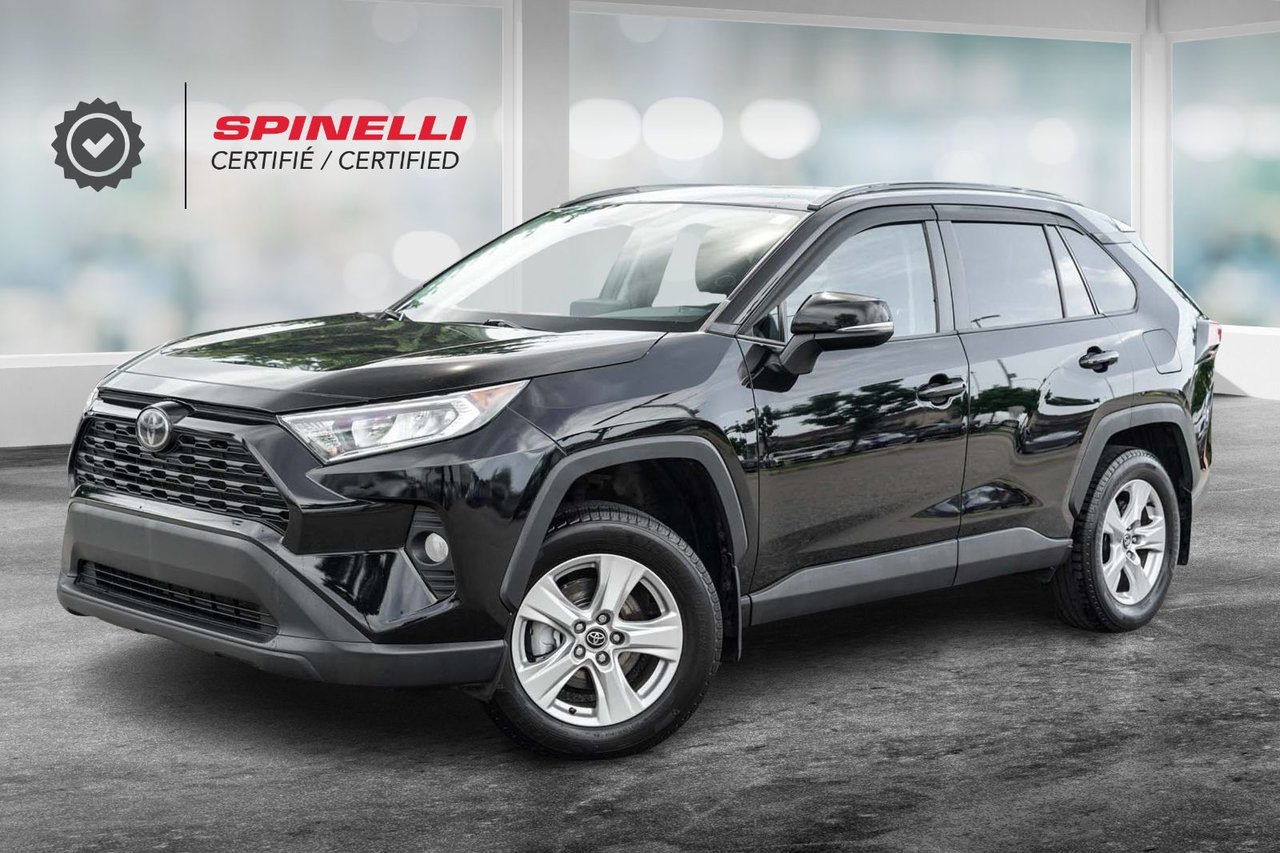 Midnight Black Metallic 2019 Toyota RAV4 SUV / Crossover All-Wheel Drive Continuously Variable Transmission