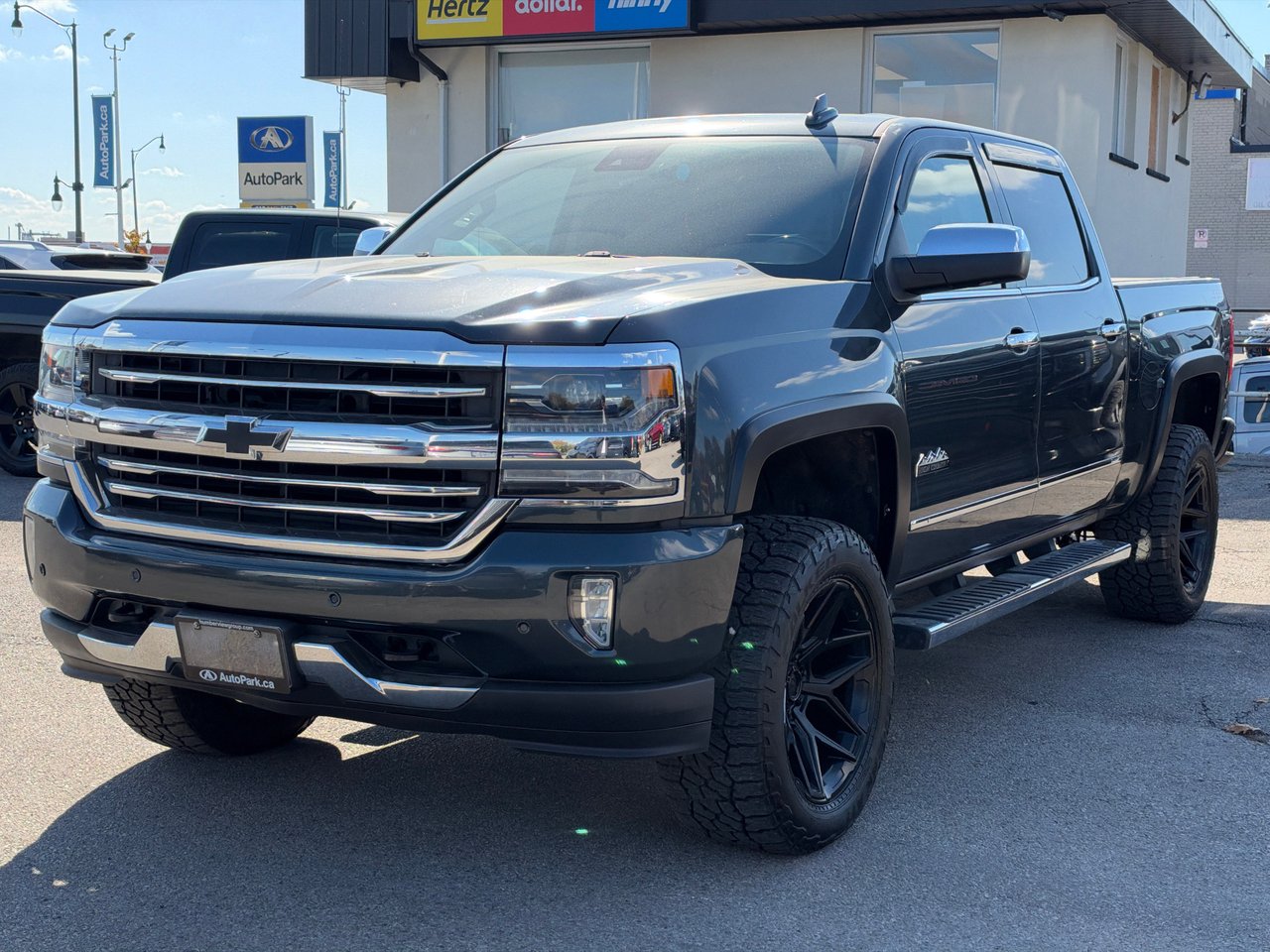 Gray (Graphite Metallic) 2018 Chevrolet Silverado 1500 Pickup Truck Four-Wheel Drive Automatic
