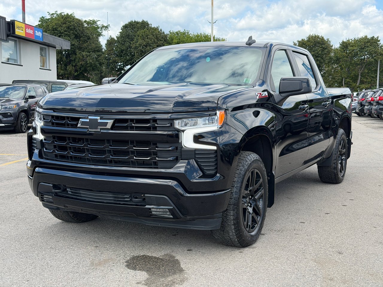 Jet Black 2024 Chevrolet Silverado 1500 Pickup Truck Four-Wheel Drive Automatic