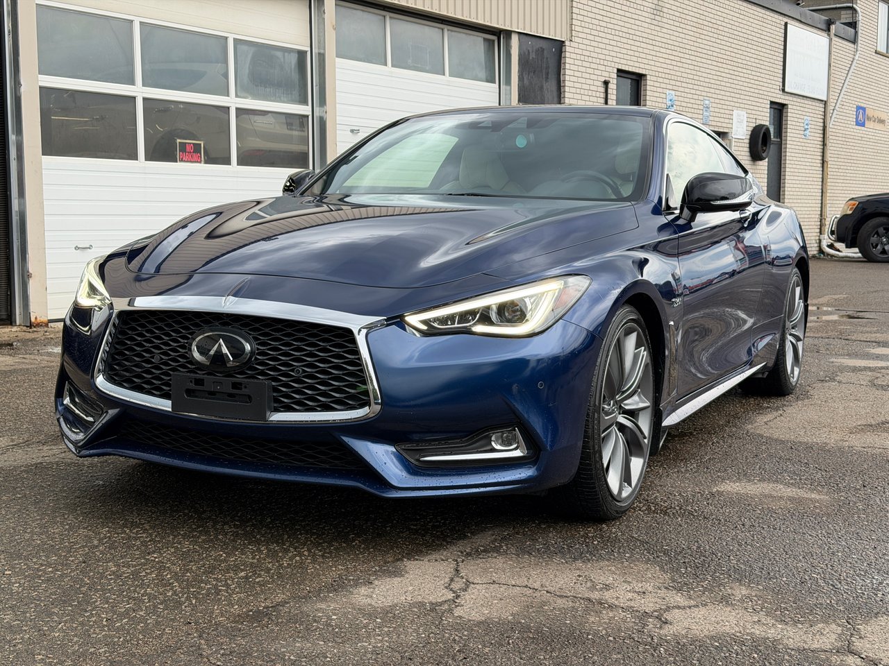 Blue 2019 INFINITI Q60 Coupe All-Wheel Drive Automatic