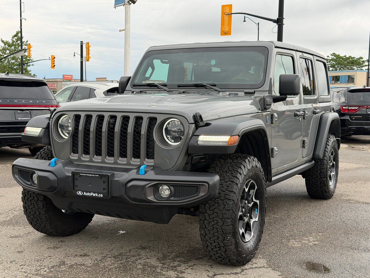 Sting-Gray Clearcoat 2023 Jeep Wrangler 4xe SUV / Crossover Four-Wheel Drive Automatic