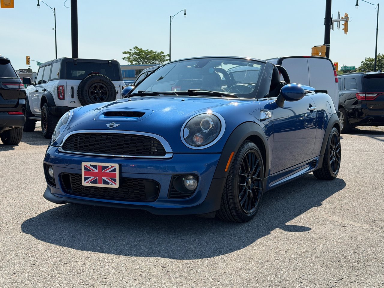 Blue 2012 MINI Roadster Convertible Front-Wheel Drive Manual