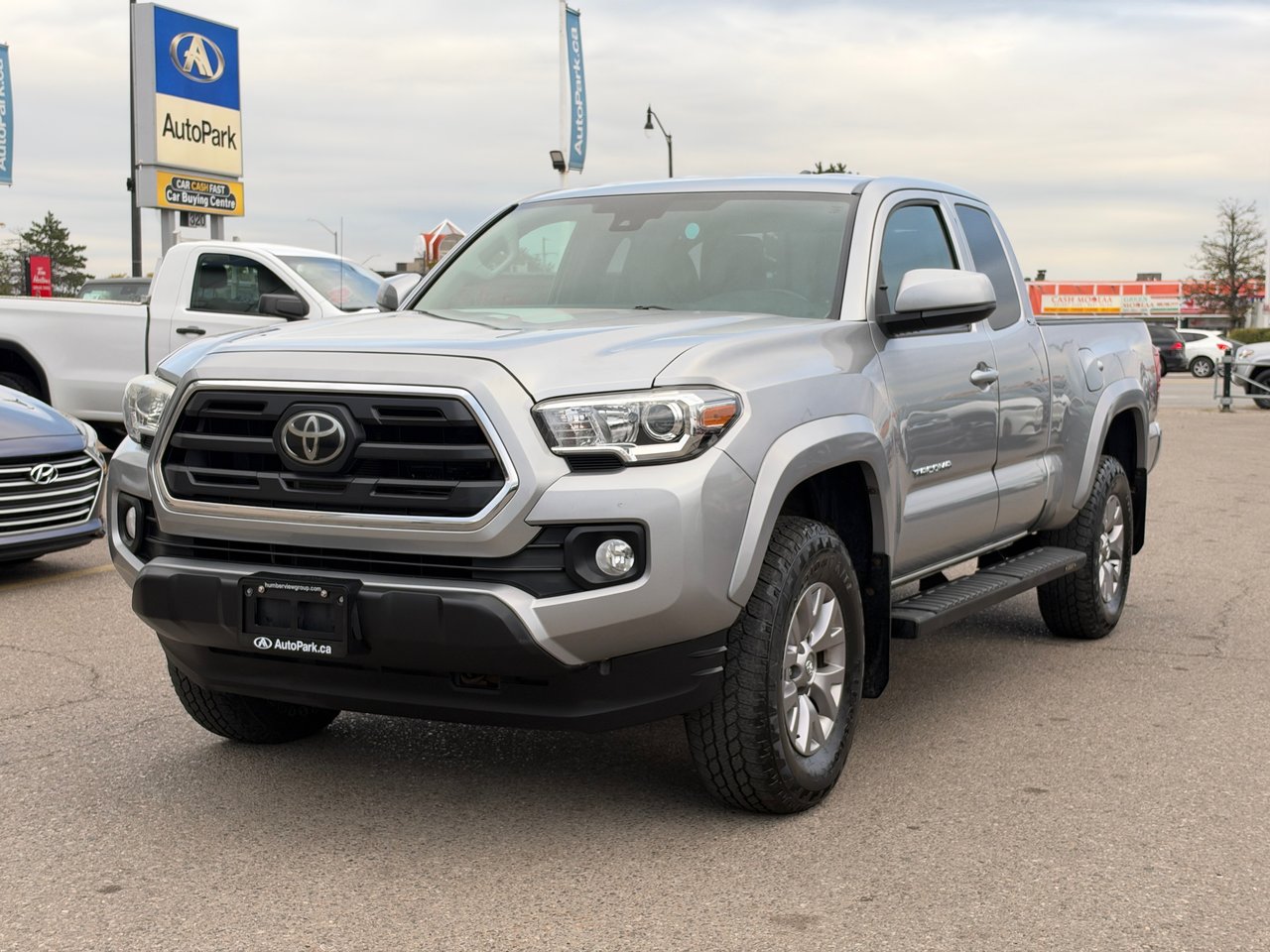 Silver 2018 Toyota Tacoma Pickup Truck Four-Wheel Drive Automatic