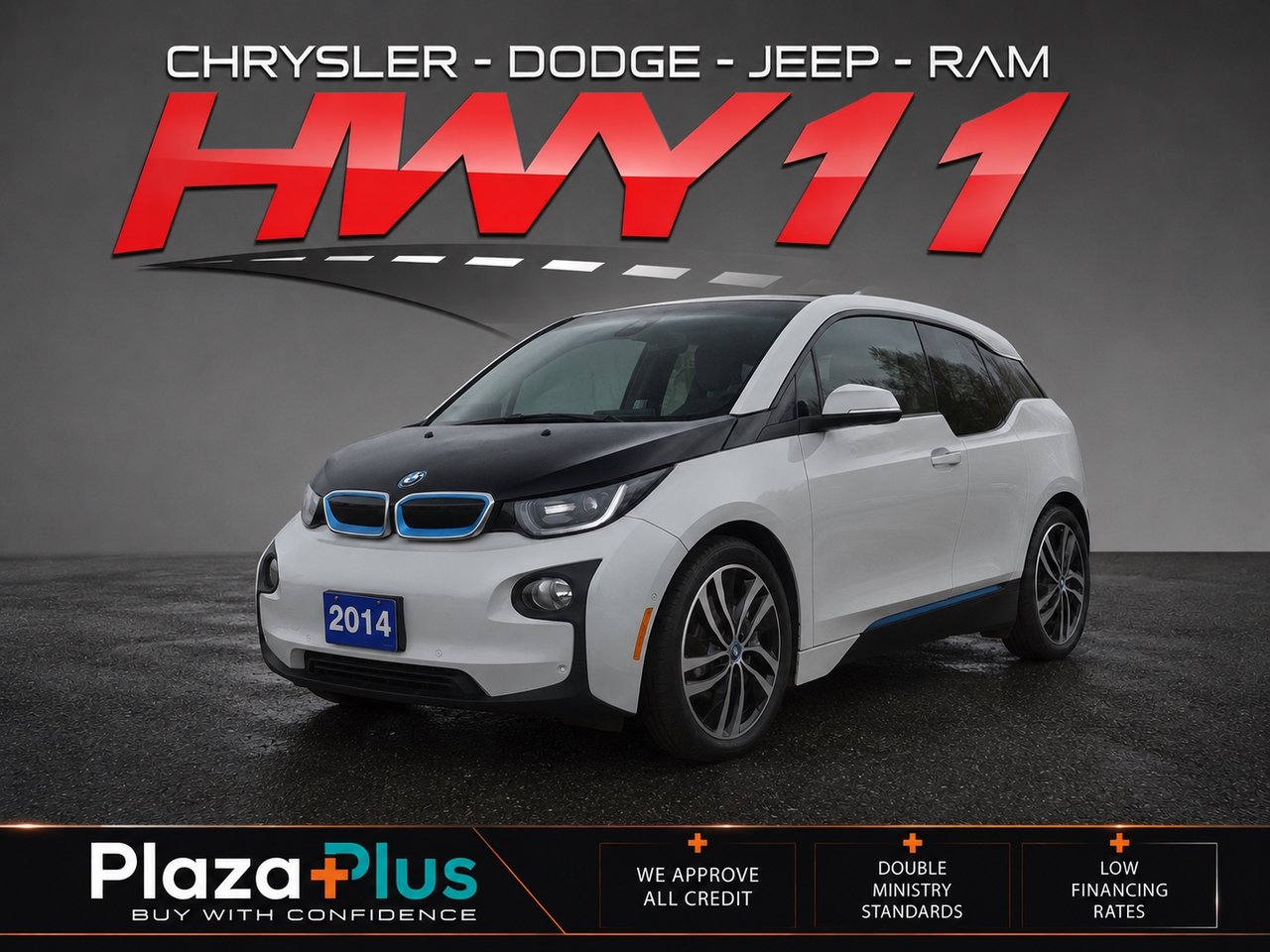 White 2014 BMW i3 RWD with Range Extender Wagon Rear-Wheel Drive Automatic