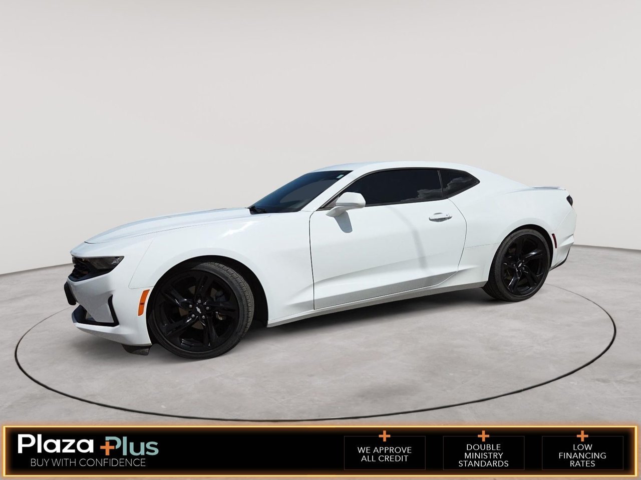 White 2019 Chevrolet Camaro Coupe Rear-Wheel Drive Automatic