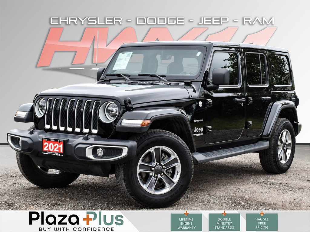 2021 Jeep Wrangler Unlimited Sahara ALPINE AUDIO | VERY LOW KM | LEATHER SEATS