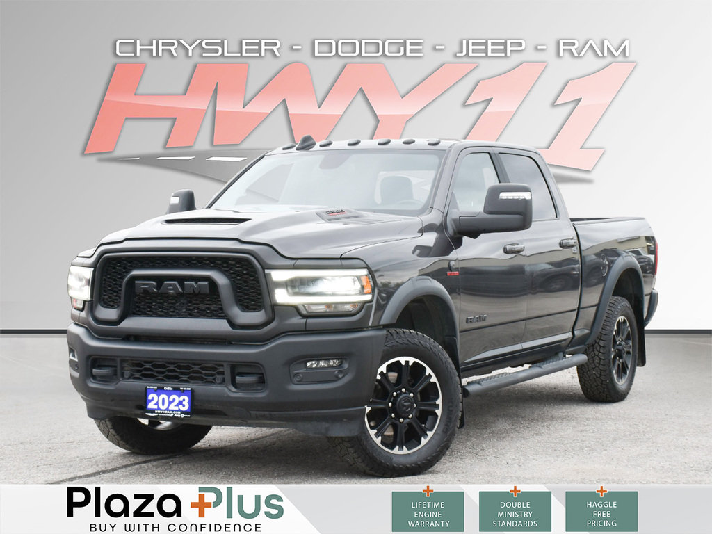Gray 2023 RAM 2500 Rebel Crew Cab 4WD Pickup Truck Four-Wheel Drive Automatic