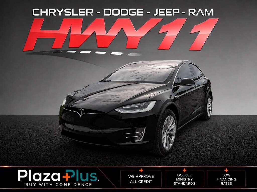 Black 2020 Tesla Model X Long Range AWD SUV / Crossover All-Wheel Drive Automatic